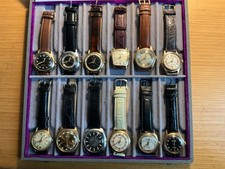 12 seltene  Herrenarmbanduhren von Mauthe mit Box