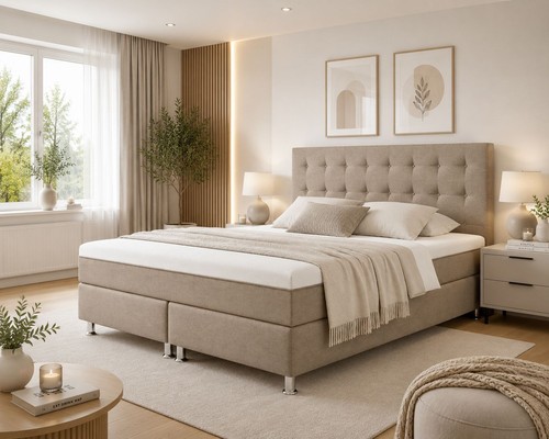 Boxspringbett 180x200 muddy - 180x200,