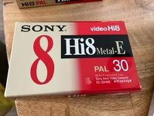 Sony Video Hi8 Videocassette E5-30HME metal evaporated tape