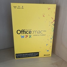 Office Mac 2011 Home & Student für 3 Macs / 3 Benutzer (Family Pack) - neuwertig