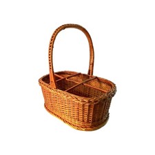 Handgeflochtener Flaschenkorb