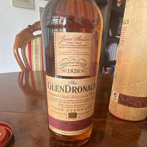 Glendronach cask strength - cask,