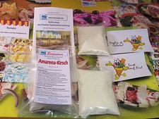 (16,00 €/1 kg)Amarena Kirsch Eispulver f. Haushaltseismaschinen,Eis selber mach