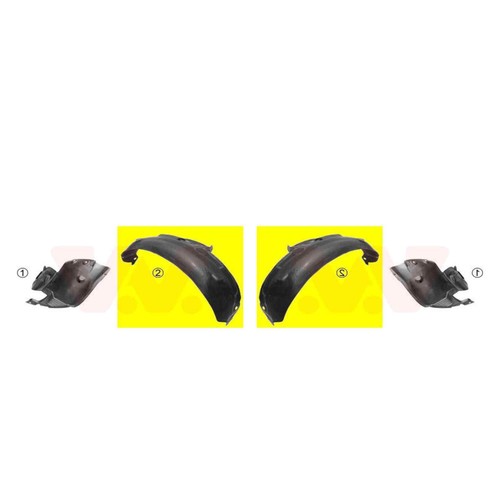 Set radhausschale vorne links - radhausschale,