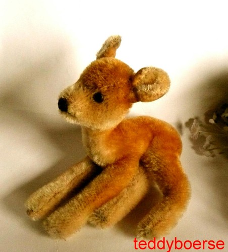 Altes steiff reh liegend - altes,