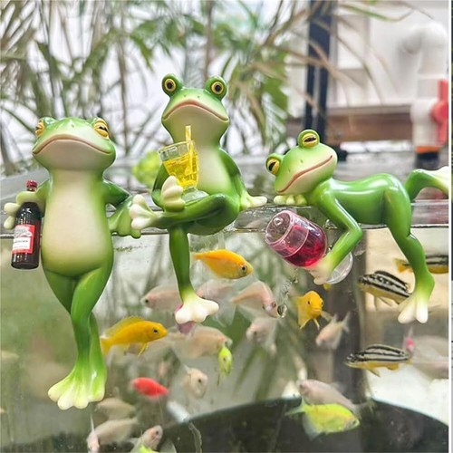 Garten frosch figuren set - frosch, 3er