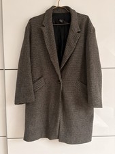 Zara Mantel braun schwarz