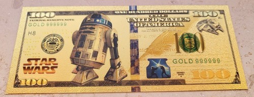 Star wars vergoldete - star,