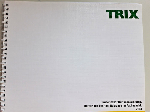 Trix sortimentskatalog - trix,