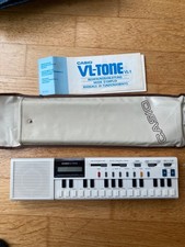 Vintage Casio VL-Tone VL-1 Vintage Electronic Piano Keyboard & Case + Manual
