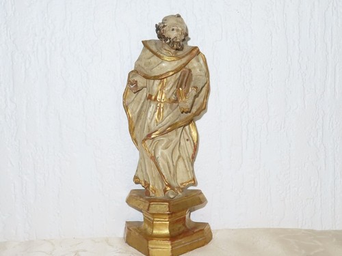 Antik heiligenfigur holz figur - heiligenfigur,