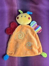 PARADISE TOYS Schmetterling Biene Schmusetuch Schnuffeltuch orange gelb rot TOP