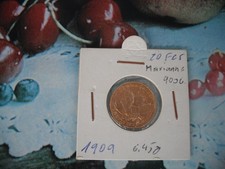 hallo, verkaufe hier eine 20 Francs Goldmünze - Frankreich 1909