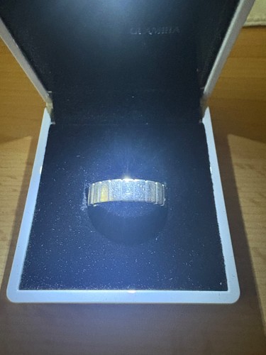 Herrenring aus weissgold 585 - aus,