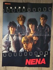 Nena+Band / Paul Young - Superposter aus BRAVO - 80er Jahre !