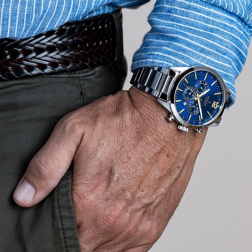 Festina edelstahl herren uhr - edelstahl,
