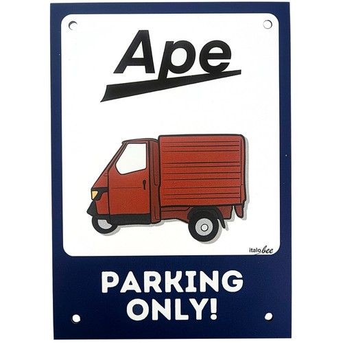 Piaggio ape schild kasten - ape,