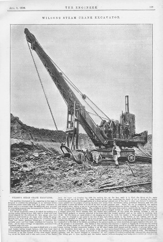 Wilsons dampfkran bagger - wilsons,