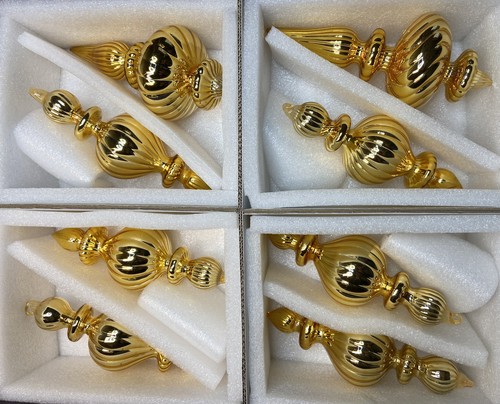 Goldene weihnachts ornament - goldene,