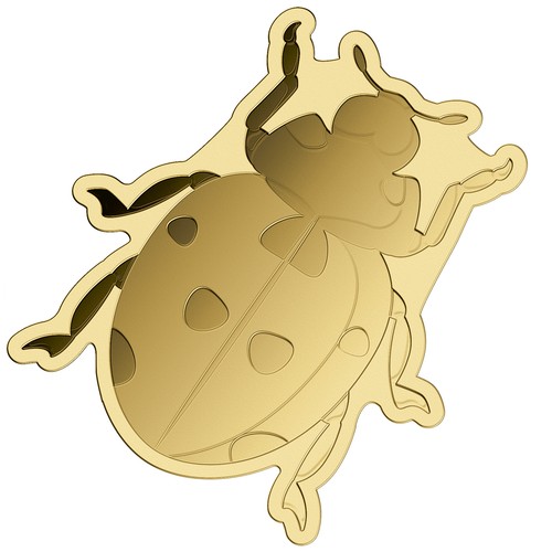 Lucky ladybug 999 fine gold - fine,