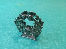 Serviettenhalter - Hildesheimer Rose aus  835 Silber, Gewicht 45g