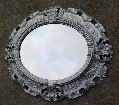 Bilderrahmen oval glas barock - +glas,