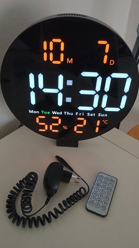 Wanduhr digital led - wanduhr,
