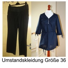 Umstandsmode Maternity Set Gr. 36: Esprit Hose & Yessica Bluse – Neuwertig!