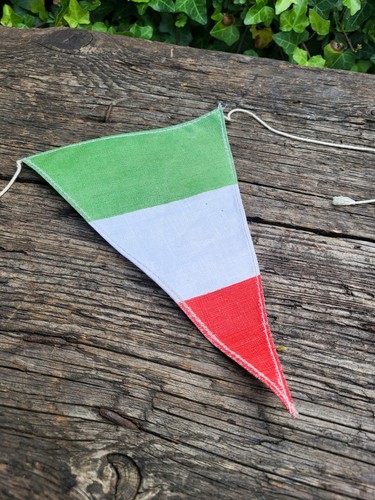 Vintage stoffwimpel italien - vintage,