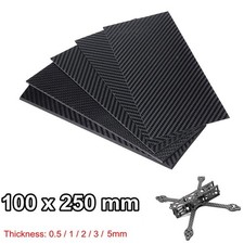 250x100mm Kohlefaserplatte