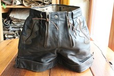 Sehr, sehr schöne vintage Pfadi Lederhose in ~D32/Jugend - erprobt & bewährt !