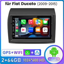 64G Android14 Carplay Für Fiat Ducato Citroen Jumper Peugeot Boxer Autoradio GPS