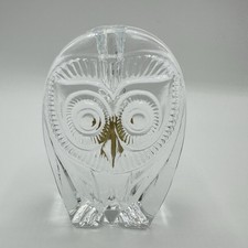Schott Zwiesel Vase Glas Figur Eule Vogel Glaskunst Stielvase  Handgefertigt