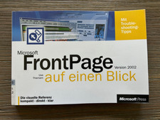 Microsoft Press FrontPage Version 2002 auf einen Blick Uwe Thiemann