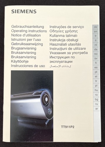 Siemens original anleitung - siemens:,