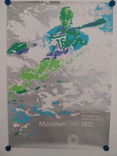 Kanu slalom plakat von - kanu,