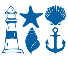 MARITIM AUFKLEBER Leuchtturm