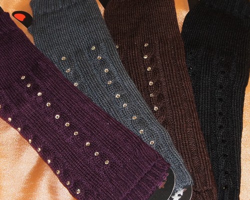 Mollig warme strick armstulpen - mollig,