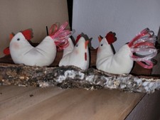 3 Deko Hühner ❤ Frühling