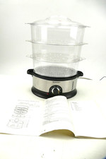 SilverCrest Dampfgarer SDG 80082 mit 3 Schalen ohne Reisschale RT-2381