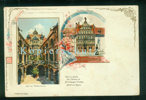 Litho nürnberg peller - litho-ak, nürnberg,