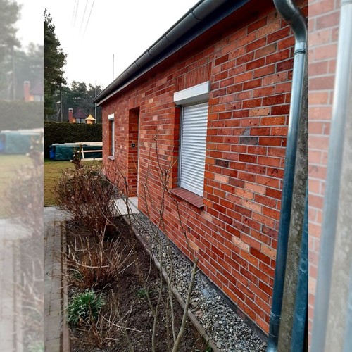 Klinkerriemchen vintage rot - -,