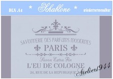 Schablone-Vintage-Shabby-A4-A3