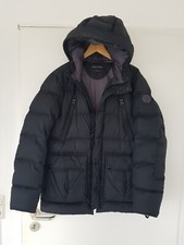 warme MARC O'POLO Herren Daunen (70%) Jacke Kapuze Größe M Schwarz Marc O Polo