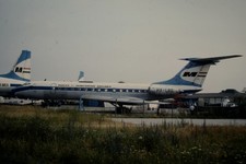 Dia HA-LBE Tupolev Tu-134 Malév Hungarian Airlines 35mm gerahmt OP-L10-24