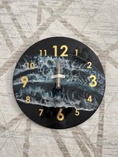 Epoxi Wanduhr epoxidharz 80 cm