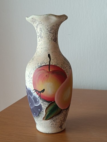 Keramikvase handbemalt - keramikvase,