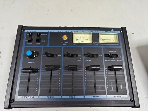 Monacor mpx 4100 stereo audio - stereo,