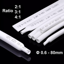 Schrumpfschlauch Weiß 2:1 3:1