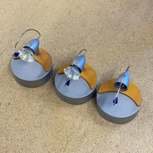 Vintage wandleuchte halogen - 3x,